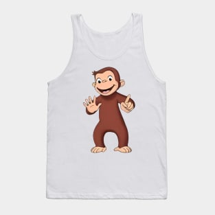 Curious George counting to 6 Tank Top